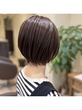 ティアム(Tiam) 小顔ショートボブ/スモーキーブラウン