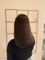 ピピバイヨーク(pipi, by yoke.)&nbsp;艶髪ケアカラー/ダークブラウン/丸みロング