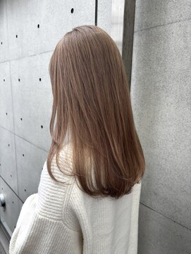 ディジョン(Dijon) 韓国顔まわりレイヤーカットグレージュオリーブベージュブラウン