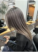 バレイヤージュグレージュ