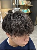 波巻きパーマ/波巻きツイスパ