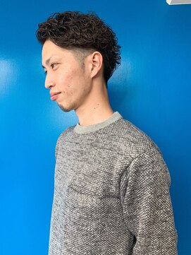 キコエル 三軒茶屋(kikoeru) オールバックリッジパーマ[三軒茶屋/池尻大橋]