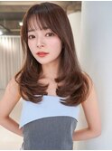 ANGELICA 大人かわいい レイヤーカット ぱっつん前髪