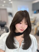 アマトウキョウスマートサロン(AMA TOKYO×Smart Salon)&nbsp;【sayakaスタイル】顔まわり/レイヤーカット/小顔韓国くびれヘア