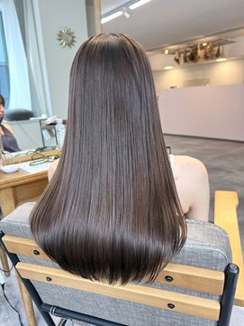 ミョンシル ブリーチなしグレージュ