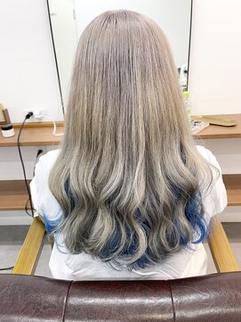 ランプ(Lamp) 白髪ぼかしにも◎バレイヤージュカラー ビフォアー＆アフター