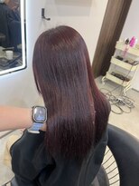 クオン 伊勢崎(QUON.) ブリーチなしワインレッド