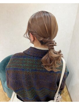 ロンドブルーム 天神大名店(Lond Bloom) 暗めカラー/ブリーチなしカラー/ヘアアレンジ/福岡/天神/20代