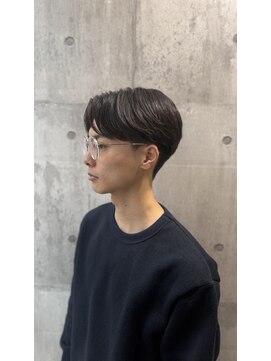 メンズアンダーバーホワイト 南海難波店(Men's _WHITE) メンズセンターパート