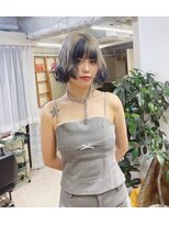 チェレ ブラン 堺東店(Chere brun) デザインカラー×ローライトカラー×ウェーブヘア