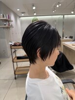 アッシュ 高幡不動店(Ash)&nbsp;曲がる縮毛矯正ハンサムショートピンとならないの地毛風縮毛矯正