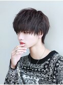自然の爽やかさのあるマッシュショート