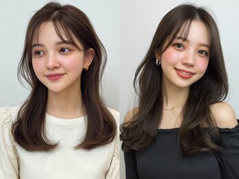 ヘアメイク アージュ 天神西通り店(HAIR MAKE age)の写真/天神で圧倒的な技術力で人気の美容室♪再現性高い顔周りレイヤーが大好評◎髪質改善TRで艶感たっぷり美髪に