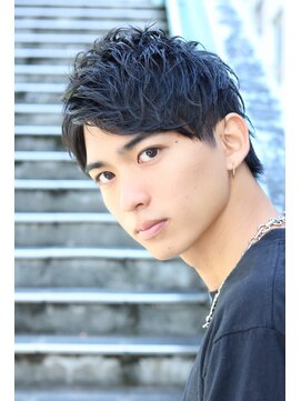 ネイビー(NAVY) ビジカジ1分スタイリング好感度◎UPバング爽やかショート