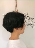 ショートのパーマスタイル