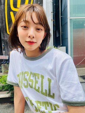 ロロ(ro-ro) 【恵比寿ro-ro】イルミナxシースルー前髪エアリーボブ