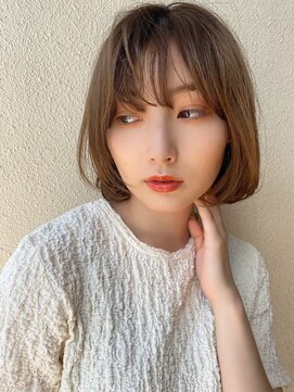 フラミューム たまプラーザ(flammeum) エアリーボブ×シアーブラウン【フラミュームたまプラーザ】