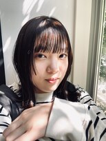 ビューティブロー ビービー(Beauty Blow B.B)&nbsp;ミディアムポイントレイヤーシースルーバングチョコレートカラー