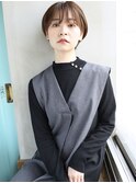 天神【BIRTH】マッシュ束感ショート×シースルーバング