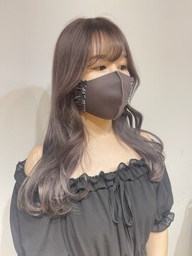 ローウェ 青山 表参道(Louwe) ブリーチで作るラベンダーベージュ