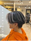 アンブレラカラー/30代かっこいい大人ショートヘア
