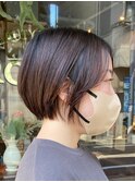 大人丸みショートボブ