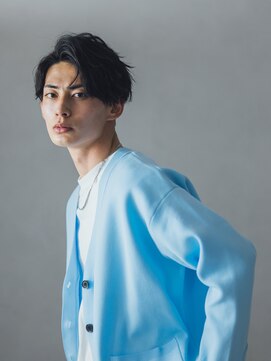 ウム(umu) ツーブロ × センターパート