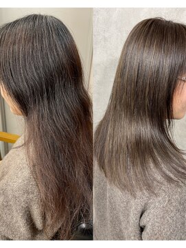 モイ(moy) 脱白髪染め/白髪ぼかし/ハイライト/グラデーションカラー/浅草