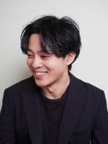 アップバングハンサムショート メンズモテヘア ツーブロック銀座