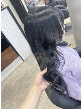 リーオオサカ(Lee Osaka) 【Lee大阪店】顔まわりレイヤー×ネイビーBLACK/新出