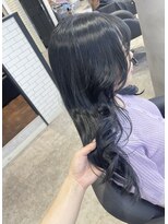 リーオオサカ(Lee Osaka) 【Lee大阪店】顔まわりレイヤー×ネイビーBLACK/新出