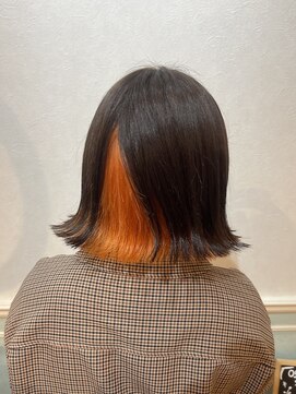 ヘアーサロン リアン 熊谷2号店(hair salon Rien) インナーオレンジ