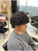 【メンズ】波巻きスパイラルパーマ ウルフ