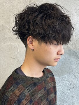 ニアウ 高崎店(Niau) ソフトツイストスパイラルパーマメンズパーマメンズカラー高崎