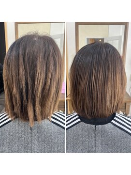 ケアーズ 蘇我店(CARES) レイヤーボブ／白髪染め／CARESオリジナル髪質改善「蘇我駅」