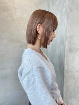 ハバナ 立川(HAVANA) 切りっぱなしボブレイヤーボブ透明感カラー髪質改小顔前髪