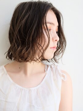 ラレイ ハラジュク(Lalei harajuku) 原宿/ボブパーマ/ニュアンスパーマ/ボブ/スパイラルパーマ/前髪