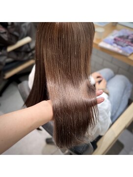 ミエルヘアーエスト 新宿店(mielhair est) ブリーチあり◎秋っぽミルクティー