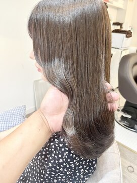 シンク オモテサンドウ(sync omotesando) シナモンベージュ/巻ける縮毛矯正