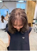 乾かすだけでキマる髪/馴染むハイトーングレージュ