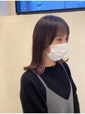 アンブレラカラー/ウェーブパーマ/こなれミディ/前髪/溝の口