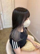 ムー(muu.) インナーカラー☆ホワイトグレージュ