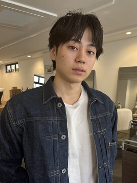 ポール(pole) メンズセンターパートマッシュ!