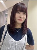 ブリーチなしレッド