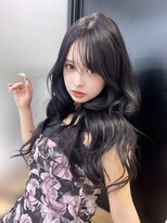 アルバム 池袋(ALBUM) グレージュロング暗めカラー韓国ヘア顔周りレイヤー_F21138