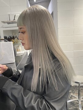 ココ 本八幡(KOKO) #黒髪#小顔#クラゲヘアー#オリーブグレー#ココアベージュ#美髪