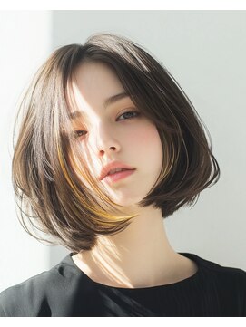 顔周りハイライト