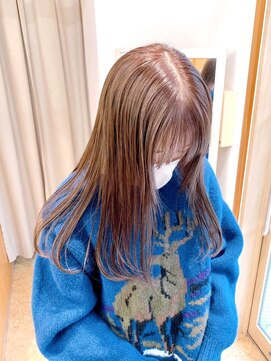 セイドット リー(Say. Ree) Say.ロングレイヤーヘーゼルグレージュオリーブグレー表参道青山