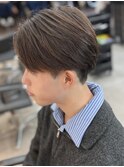 MEN’S HAIR/千葉駅/センターパート/曲がる縮毛矯正/齊藤大樹