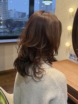 エルサフィロ キタハマ(el zafiro kitahama)&nbsp;30×40×50代×似合わせカット×ロングレイヤー